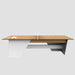 Natural Oak + White Finish