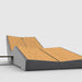 Natural Oak + Charcoal Finish