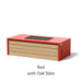 Select Finish: Red + Oak