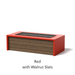 Select Finish: Red + Walnut