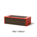 Select Finish: Red + Walnut