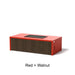 Select Finish: Red + Walnut