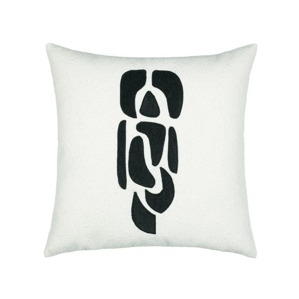 Resonate Charcoal Pillow Front