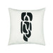 Resonate Charcoal Pillow Front