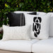 Resonate Charcoal Pillow Lifestyle