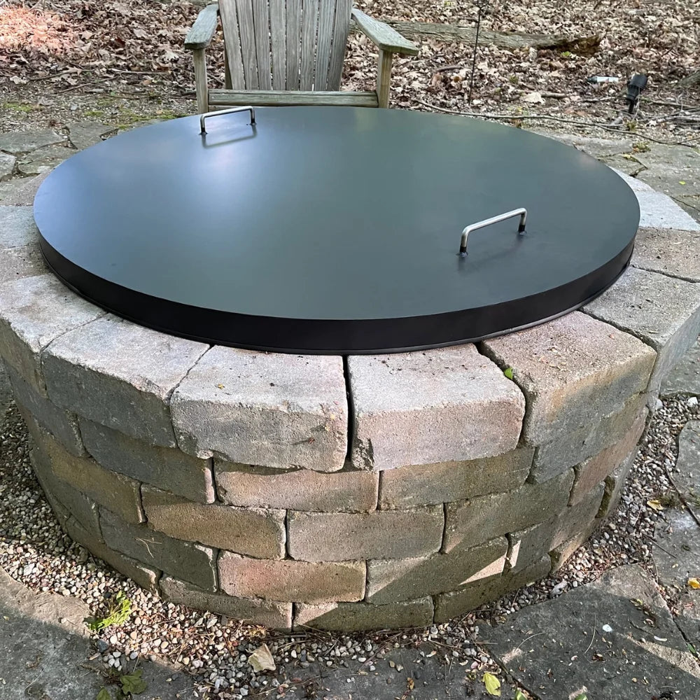 Rise Fire Pit Snuffer Stainless Steel Cover