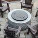 Rise Monogram Fire Pit Snuffer Stainless Steel Cover