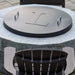 Rise Monogram Fire Pit Snuffer Stainless Steel Cover