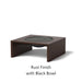 Select Finish: Rust Finish - Black Bowl