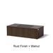 Select Finish: Rust Finish + Walnut