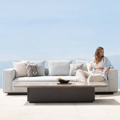 Boxhill's Santorini Outdoor 3 Seat Sofa Lifestyle Image