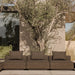 Boxhill's Santorini Outdoor Armless Single Sofa Lifestyle Image