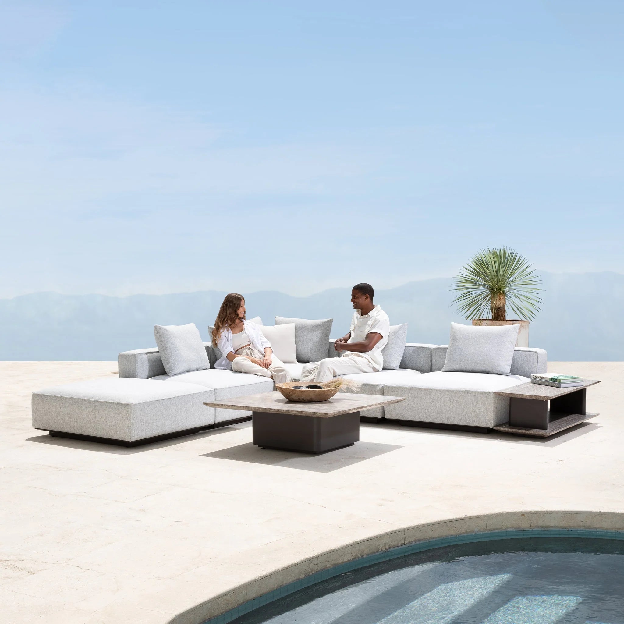 Santorini Outdoor Corner Right Sofa