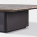 Boxhill's Santorini Outdoor Stone Coffee Table close up view