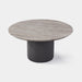 Boxhill's Santorini Outdoor Stone Round Dining Table 60" Top View