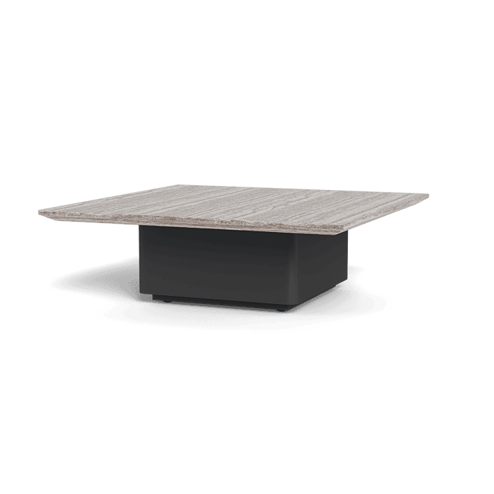 Boxhill's Santorini Outdoor Stone Square Side Table Rotation View
