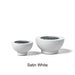 Select Finish: Satin White