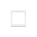 Boxhill's Seaview Outdoor Side Table White front view in white background