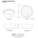 Sedona Concrete Outdoor Planter Bowl Specs