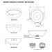 Sedona Concrete Outdoor Planter & Water Bowl Specs