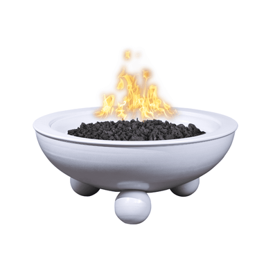 Sedona Concrete Powder Coated Fire Bowl with Round Legs
