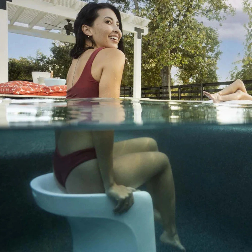 Ledge Lounger Signature In-Pool Barstool | UV20-Rated Resin