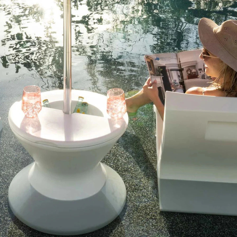 Ledge Lounger Signature Lid for Side Table with Umbrella Hole (Lid Only)