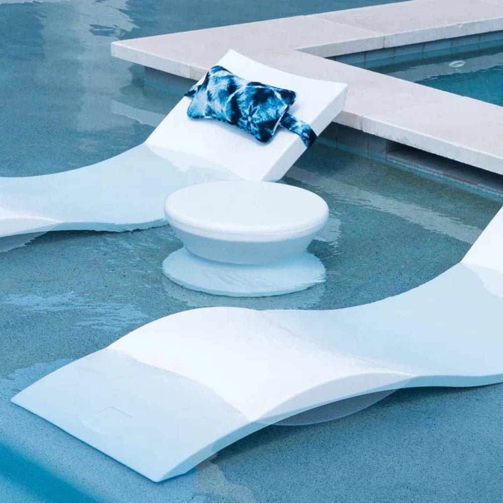Ledge Lounger Signature Standard In-Pool Side Table | UV20-Rated Resin