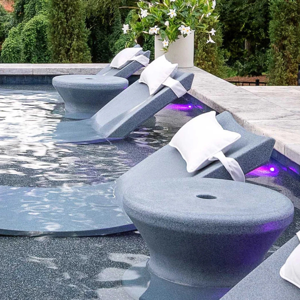 Ledge Lounger Signature Standard In-Pool Side Table with Umbrella Hole