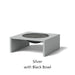 Architectural Finish: Silver - Black Bowl