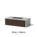 Architectural Finish: Silver + Walnut