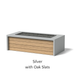 Architectural Finish: Silver + Oak