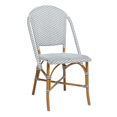 Almond Frame & White Weave with Cappuccino Dots