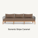 Sorrento Stripe Caramel