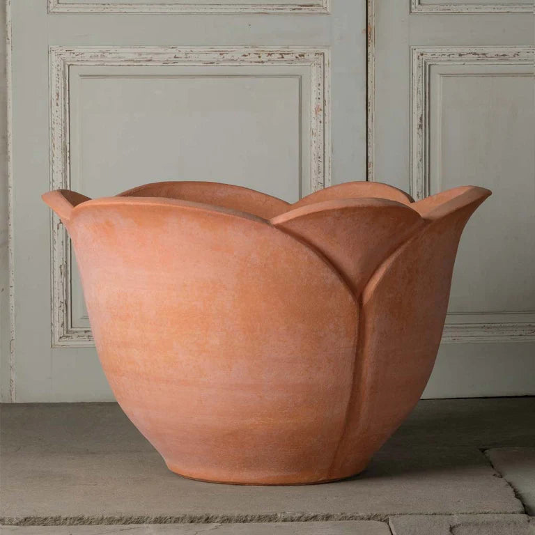 tulip shaped plant pot Tulip Planter | Handmade Terra Cotta