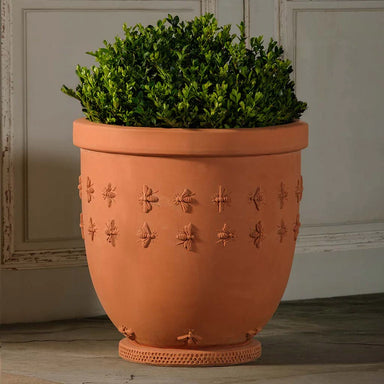 Italian Terracotta Bee Vase planted