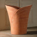 Italian Terracotta Calla Vase unplanted