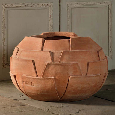 Italian Terracotta Cardoon Thistle Vase unplanted