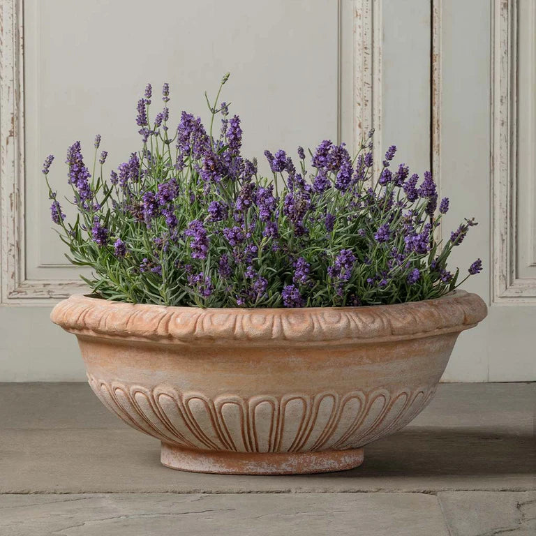 lavender planter pots Italian Terra Cotta Lavanda Outdoor Bowl