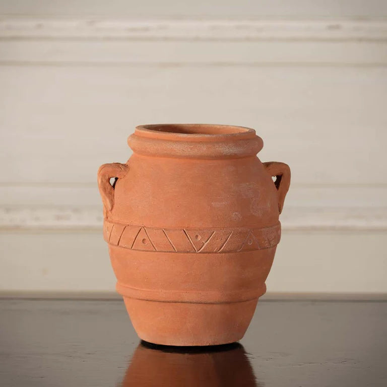 Boxhill's Small Italian Terracotta Urn Planter unplanted