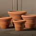 Italian Terracotta Artisan Rolled Rim Vase group photo