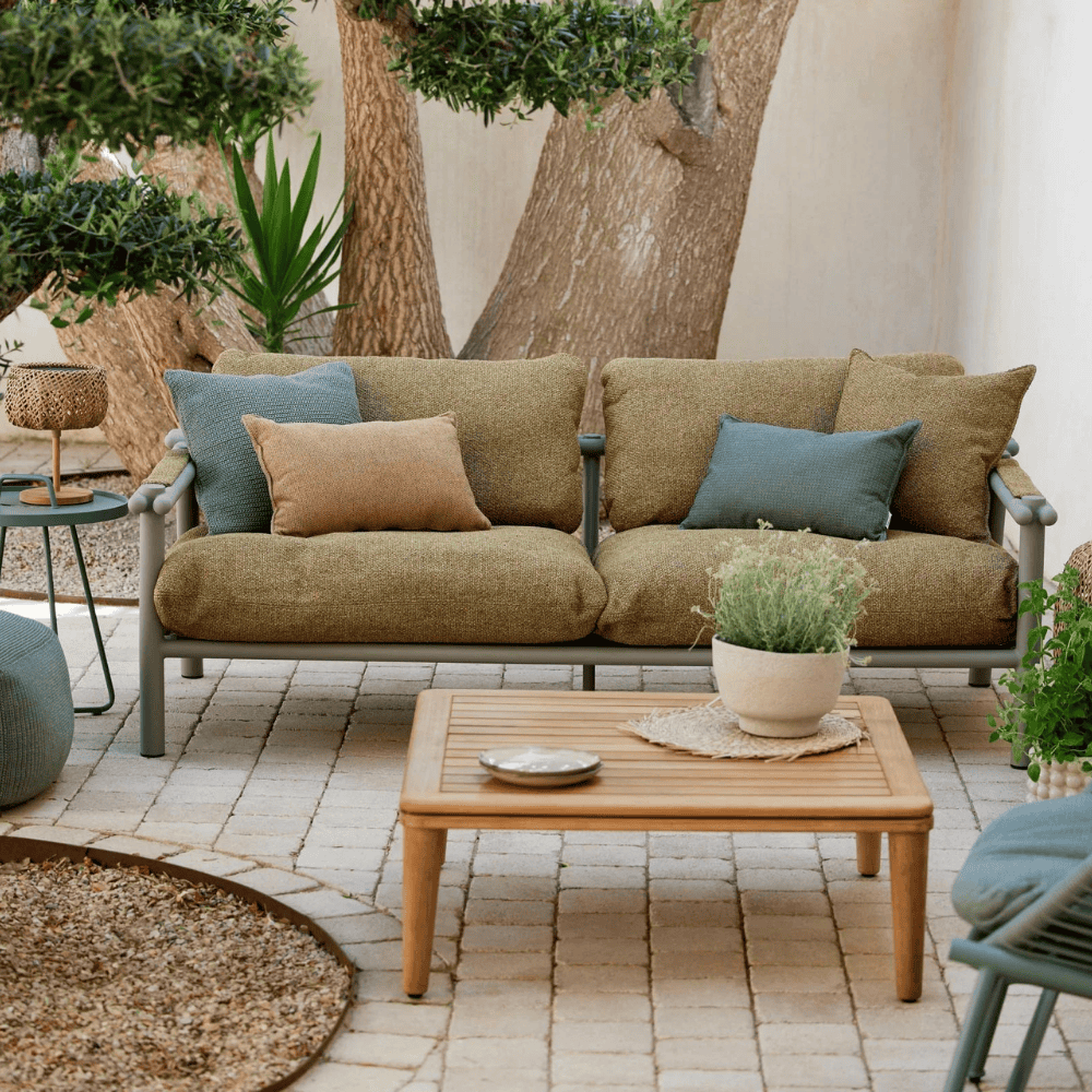 Sticks Outdoor 2-Seater Sofa Lifestyle