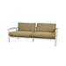 Sand Aluminum & Rise Turmeric Yellow Cushion