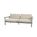 Taupe Aluminum & Rise Desert Sand Cushion