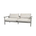 Taupe Aluminum & Natte Sand Cushion