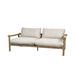 Teak & Natte Sand Cushion