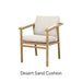 Teak & Rise Desert Sand Cushion