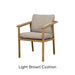 Teak & Rise Light Brown Cushion