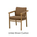 Teak & Rise Umber Brown Cushion