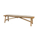 Teak Frame / Light Brown Cushion